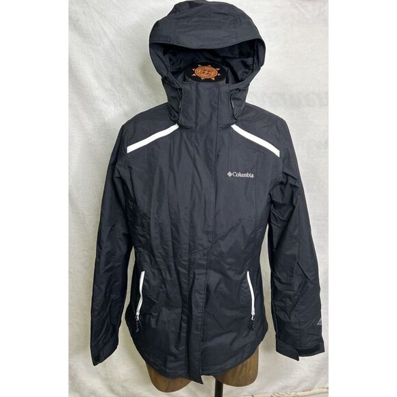 Columbia Interchange Omni-Tech Ski Jacket Black Size Small - Picture 1 of 14